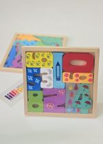 3D Wooden Numbers Puzzle