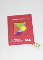 Wooden Magnetic Tangram Puzzle - Image 4