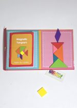 Wooden Magnetic Tangram Puzzle - Image 2
